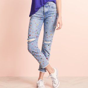 Alice + Olivia Amazing High Rise Girlfriend Slim